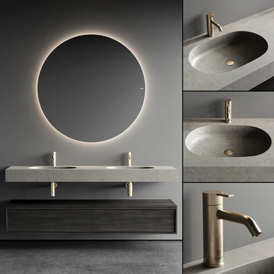 Inbani Strato 02 B Vanity Unit Set 2 — Вид 1