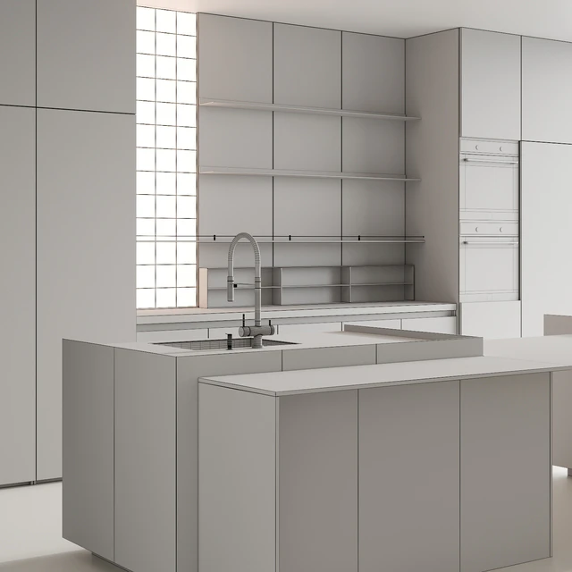 Modern kitchen with island 13 — Descargar