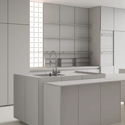 Modern kitchen with island 13 — Ver 3