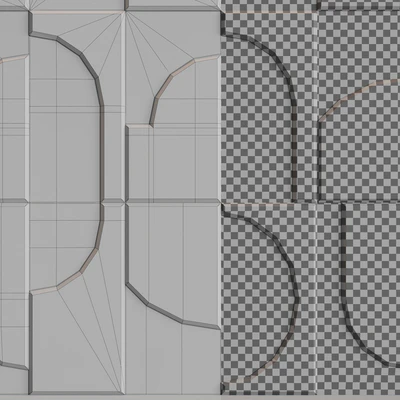 Soft wall panels Bon Ton from Studioart — Ver 3
