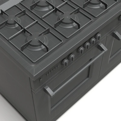 Gas range cooker — Ver 3