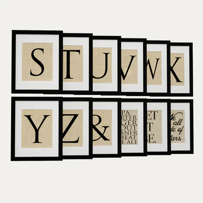 Fiber and Water - Signs, Typography and Symbols — Ver 2