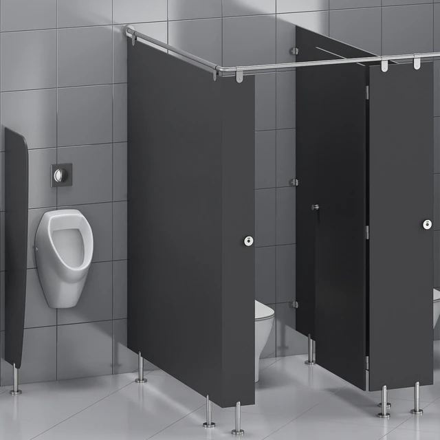Sanitary partitions for public toilets FunderMax 1 (constructor) — Descargar