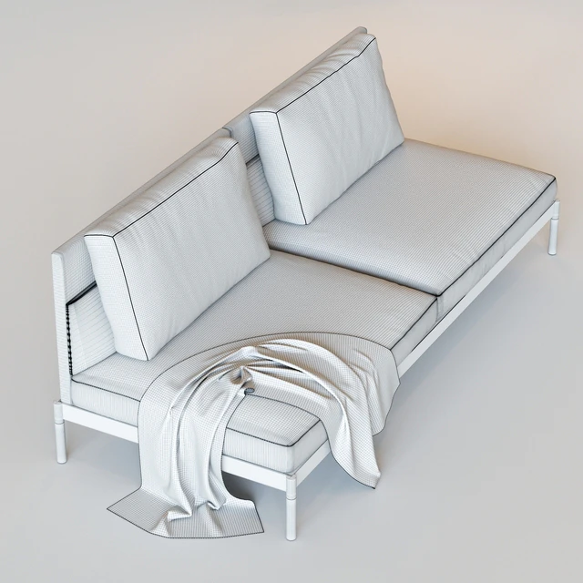 Total Sofa - 2.5 Seat Armless - PART&WHOLE — Скачать