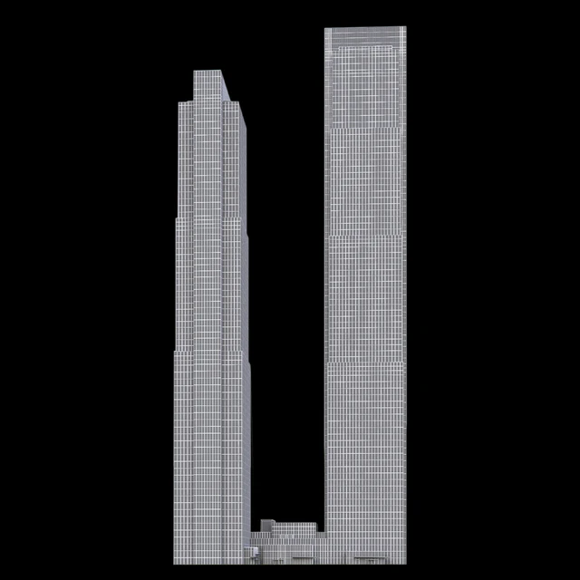 Skyscraper of the Neva Tower (Neva Towers, Moscow-city). — Descargar