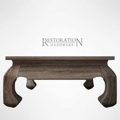 17TH C. SCHOLAR'S SQUARE COFFEE TABLE — Ver 1