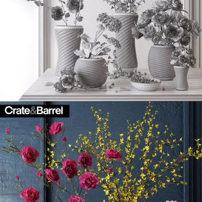 Crate &amp; Barrel Flower set — Вид 2