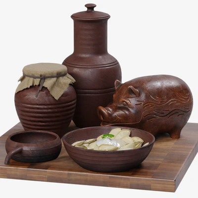 Earthenware Set — Ver 1