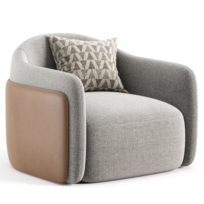 Caris Swivel Lounge Chair — View 6