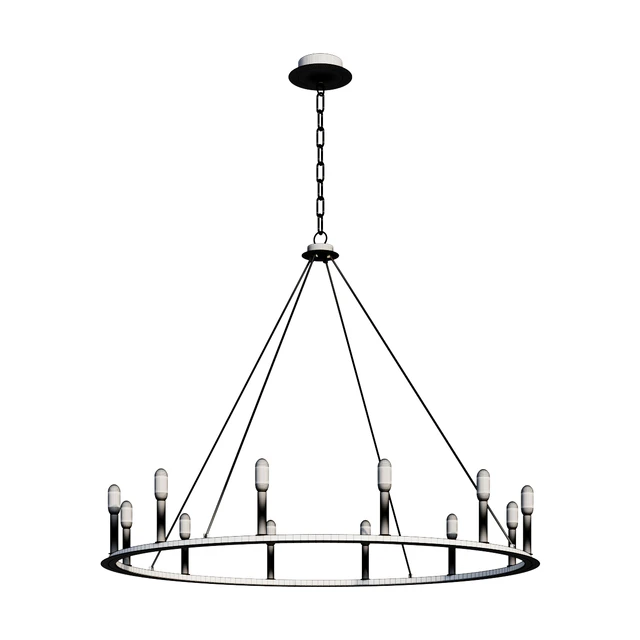Люстра   MINIMALIST IRON RING CHANDELIER - 12 LIGHT SKU CH17023      светильник — Скачать