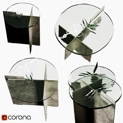 Luca Nichetto Sculptural table — Ver 3