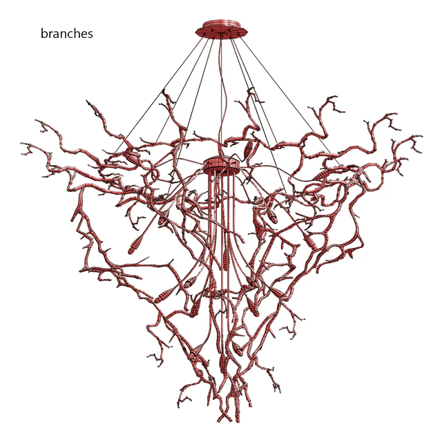 Serip Aqua 19 Lamp Funnel Bespoke Chandelier — Descargar