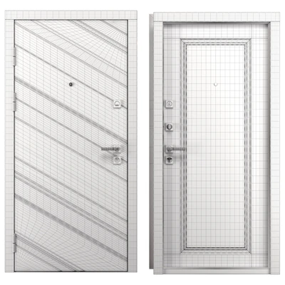 Entrance metal door Rain (Abvehr) — Ver 3