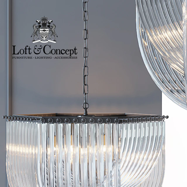 Chandelier Retro Frozen Glass Chandelier 66 — Descargar