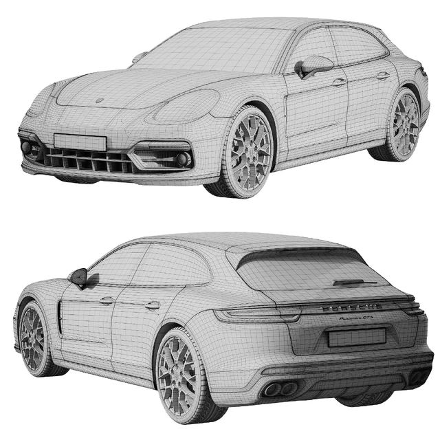Porsche Panamera GTS Sport Turismo 2019 — Скачать
