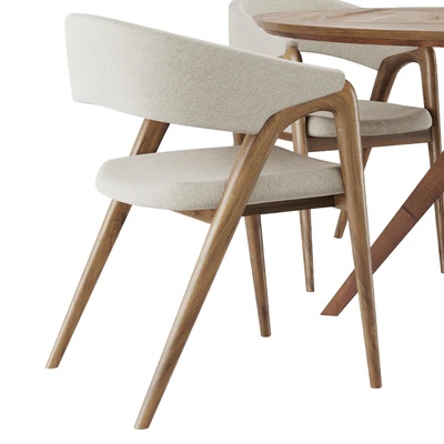 Dinning chair and table set3 — Ver 3