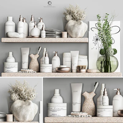 Bathroom Accessories with Plant C — Вид 1