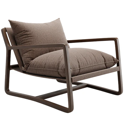 Crate & Barrel Polly Ivory Accent Chair — Вид 3