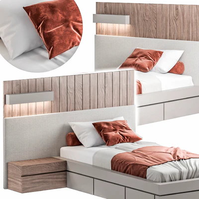 Bed033-Single Bed — Вид 4