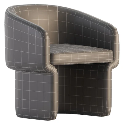 Lowrance Velvet Barrel chair — Ver 5