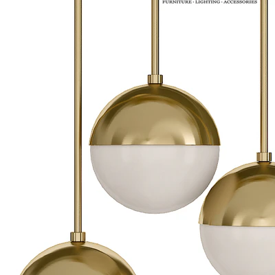 Suspension light Copper Light Pendant Orb — Ver 3
