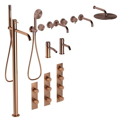 Plumbing mixers Quadro set 2 — Ver 5