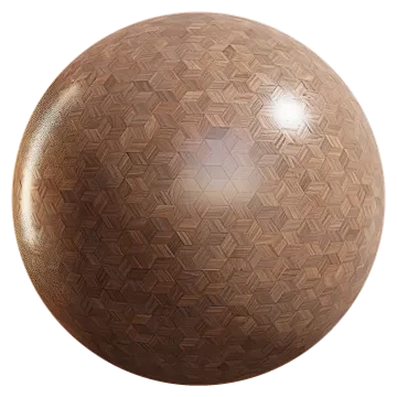 rhombus hexagon walnut parquet 002 — Descargar