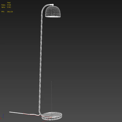 A set of floor lamps. IKEA HEKTAR  Grant Floor Lamp EU Black — Ver 3