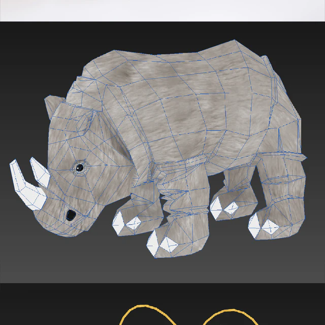 Мягкая игрушка, носорог ДЬЮНГЕЛЬСКОГ — Скачать