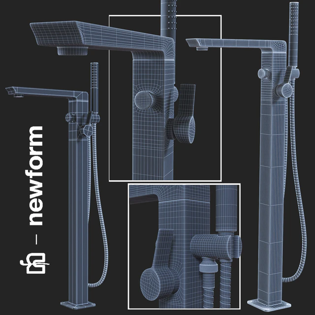Outdoor bath mixer Newform Pura Libera — Descargar