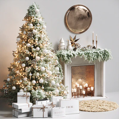 Christmas tree with fireplace 2 — Ver 4