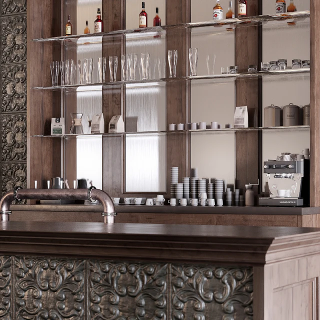 Classic Pub Bar Counter — Descargar