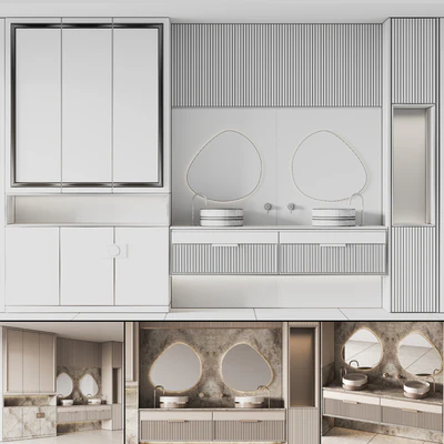 Bathroom Furniture Set 22 — Ver 5