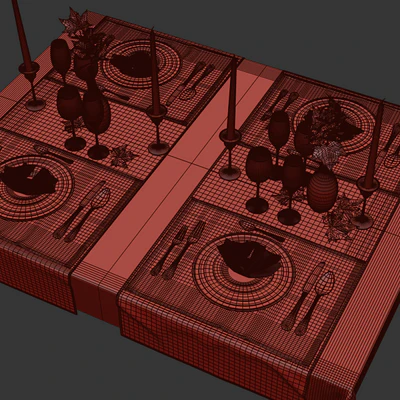 Сервировка стола / Table setting 2 — Вид 3
