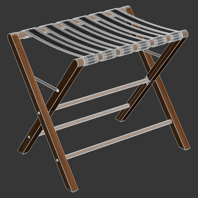 Zara Home - The leather and wood stand for suitcase — Descargar