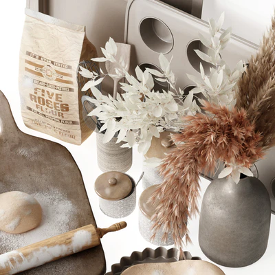 Kitchen Decorative Set - 08 — Ver 3