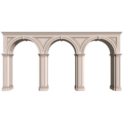 Арка в классическом стиле. Арочный межкомнатный проем.Аркада.Door Portal.Arched Opening.Arched doorway — Вид 1