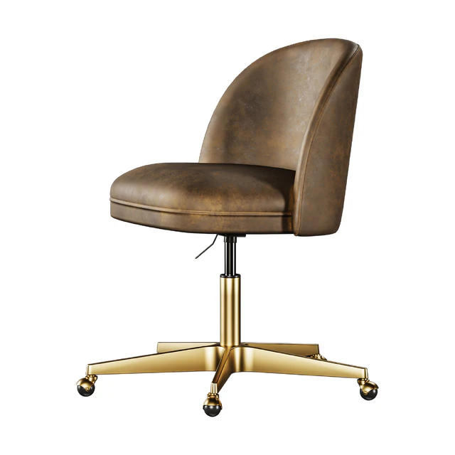 Rh Alessa Leather Desk Chair — Скачать