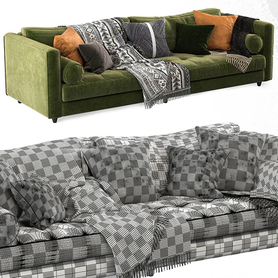 Article sven sofa Green-02 — Вид 2