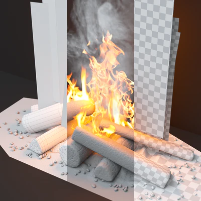 Fireplace MUNICH — Ver 3