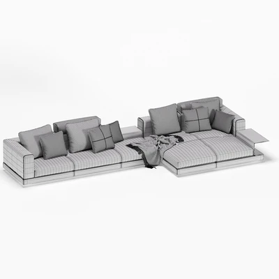 Minotti sofa modular connery — Ver 4