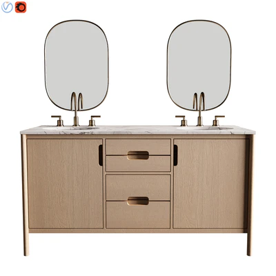 Manzanita 60 Double Sink Vanity — Вид 1