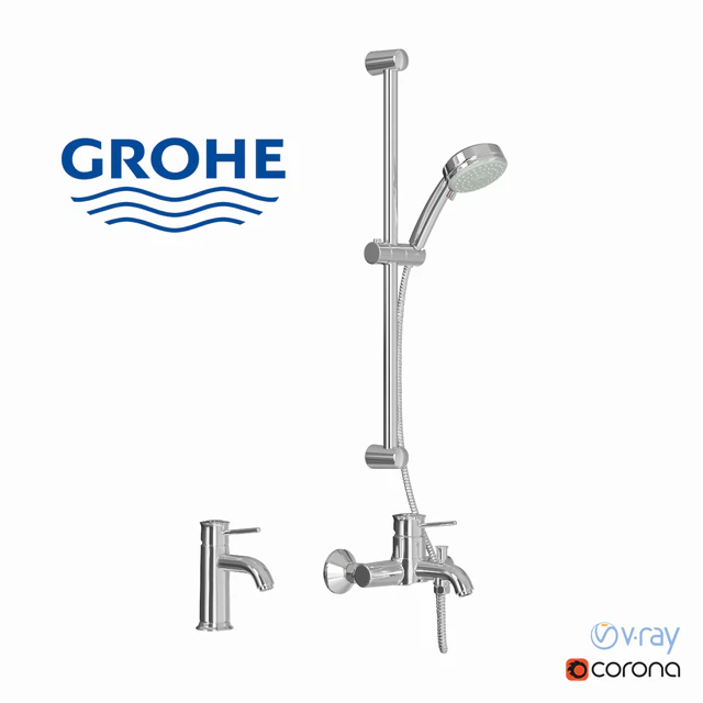 Shower set GROHE faucets — Descargar