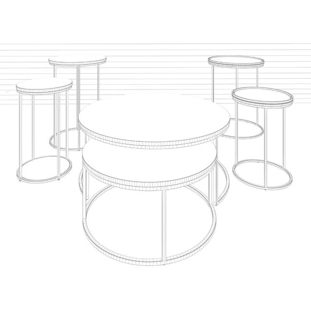 Coffee Table - Industrial Style — Скачать