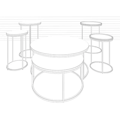 Coffee Table - Industrial Style — Вид 3