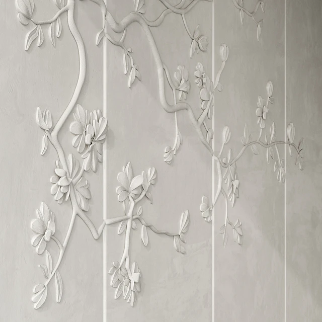 Japandi Floral Wall Panels — Descargar