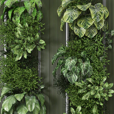 indoor wall vertical garden - Set 953 — Ver 5