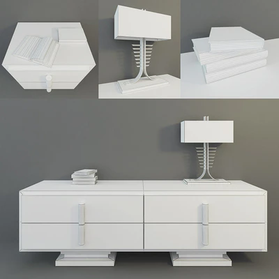 Smania Nestor dresser and nightstand — Ver 3