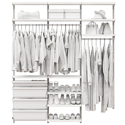 Гардероб ,настенный модуль ,платья,одежда 4 Clothes — Вид 2