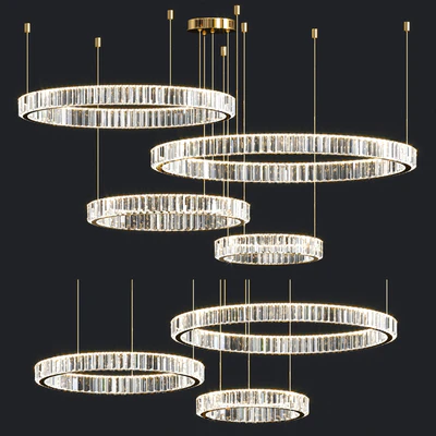 Lamparas Crystal Chandelier Collection — Ver 1